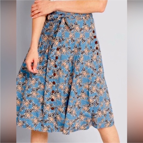 Modcloth Dresses & Skirts - ModCloth Bring to Life Pleated Blue Skirt Size 4
